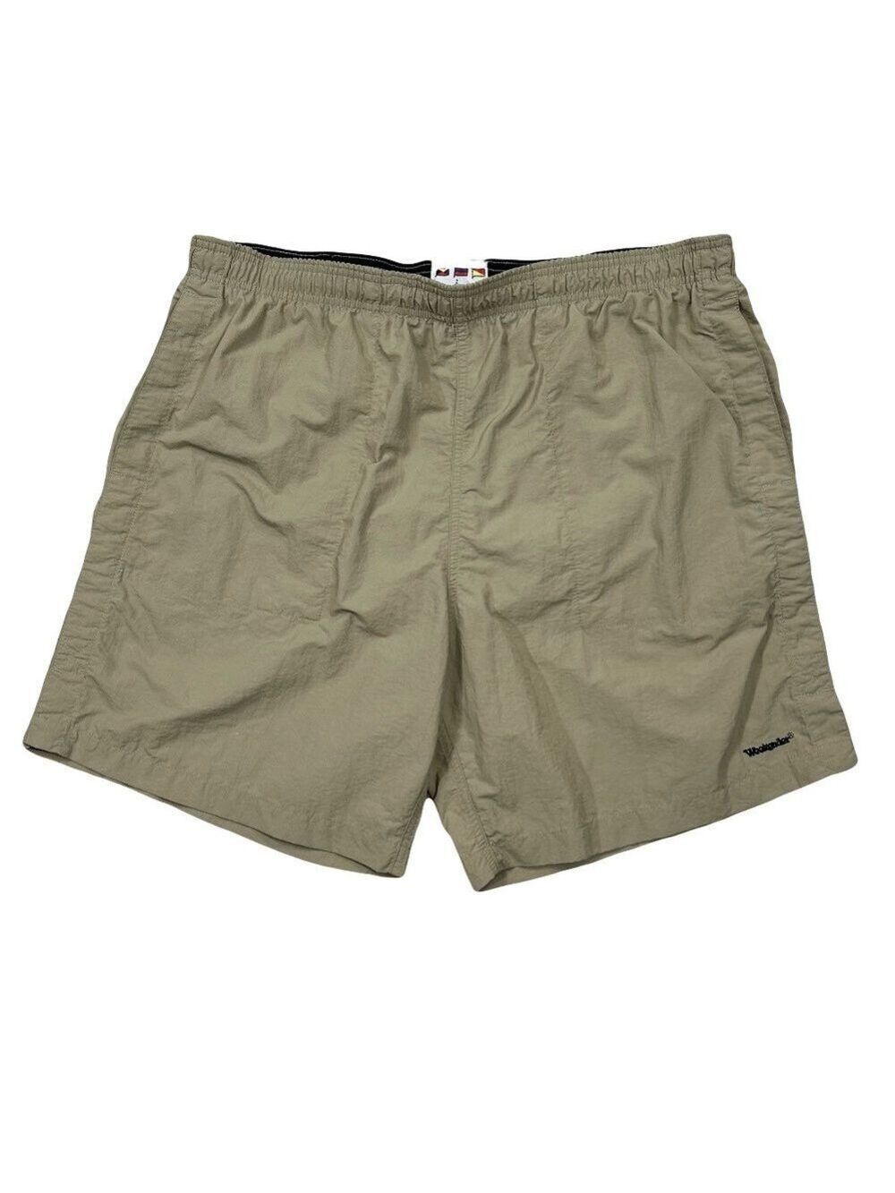 Weekender Men's Khaki Tan Nylon Athletic Swim Trunk Shorts Size XL